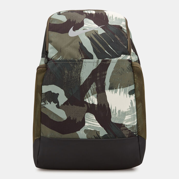 Nike Men's Brasilia Printed Backpack Brown Nike Men's Brasilia Printed Backpack Brown image number 0