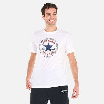 Converse Men's Go-To All Star Patch T-Shirt White Converse Men's Go-To All Star Patch T-Shirt White