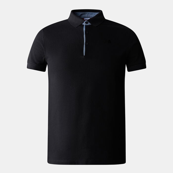 The North Face Men's Premium Polo T-Shirt Grey The North Face Men's Premium Polo T-Shirt Grey image number 0