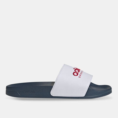 adidas Men's Adilette Shower Slides White adidas Men's Adilette Shower Slides White
