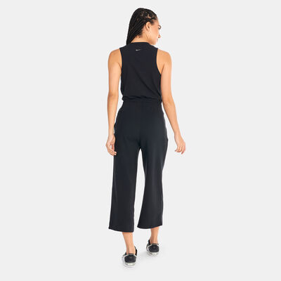 Nike Women's Yoga Dri-FIT French Terry Jumpsuit Black
