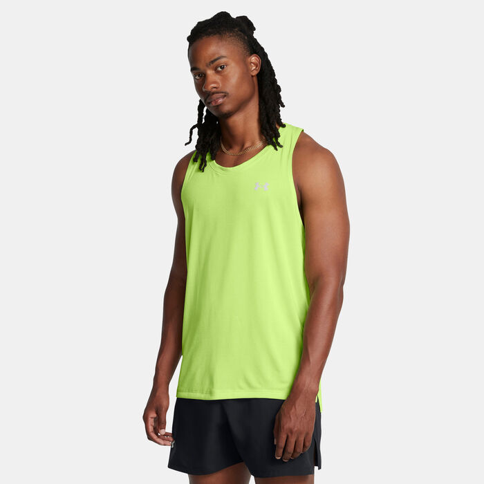 Under Armour Men's Launch Running Tank Top Green image number 0
