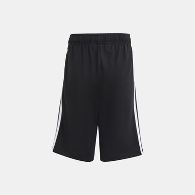 adidas Kids' Essentials 3-Stripes Knit Shorts Black