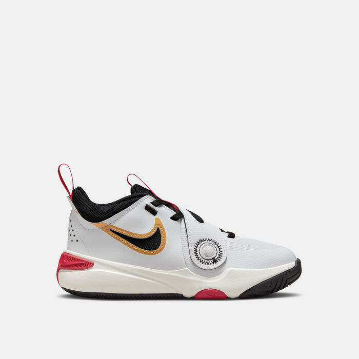 Nike Kids' Team Hustle D 11 Basketball Shoes White image number 0