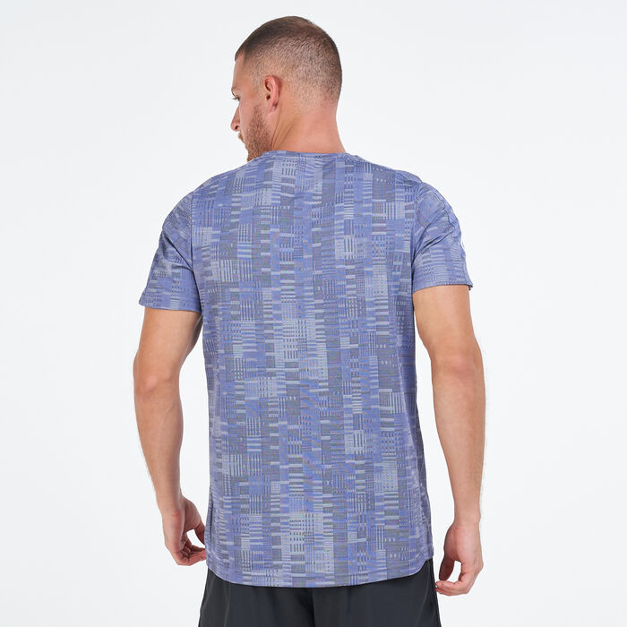 adidas Men's Own The Run Primeblue T-Shirt Blue adidas Men's Own The Run Primeblue T-Shirt Blue image number 1