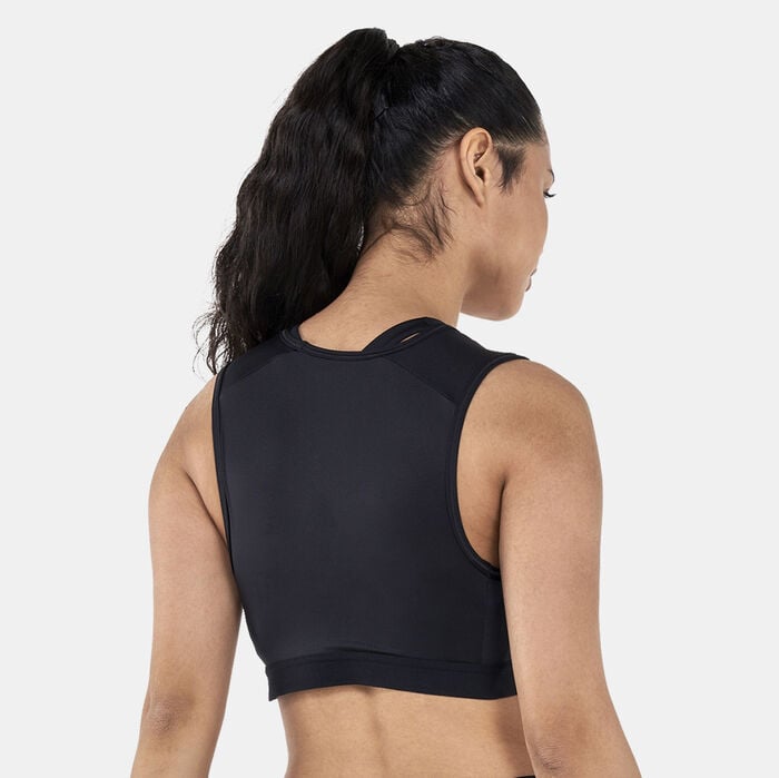 Nike Women's Air Dri-FIT Swoosh Sports Bra White Nike Women's Air Dri-FIT Swoosh Sports Bra White image number 1