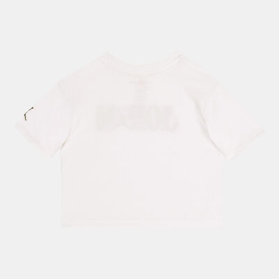 Nike Kids' Sportswear Cropped T-Shirt (Older Kids) White