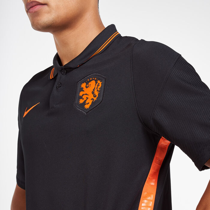 Nike Men's Netherlands 2020 Stadium Away Jersey Black image number 3