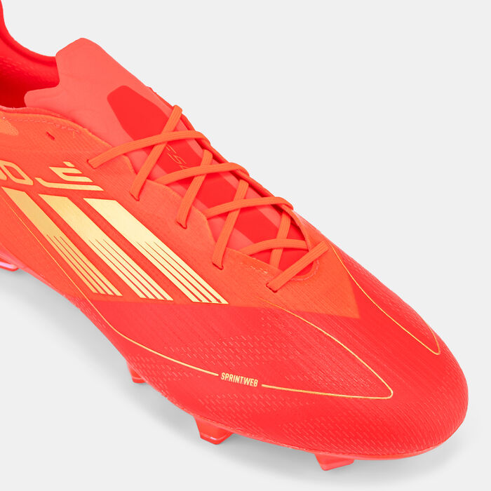 adidas Men's F50 Elite Mo Salah Firm Ground Football Shoes Red image number 4