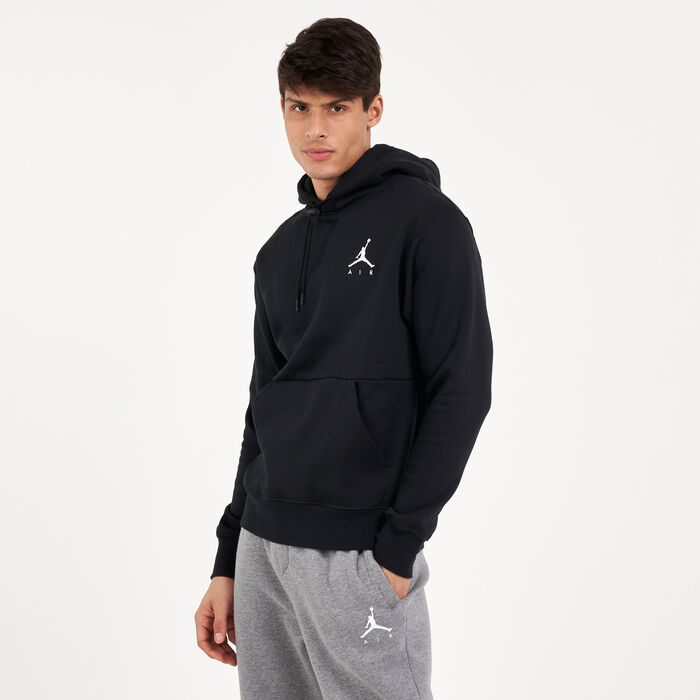 Jordan Men's Jumpman Air Fleece Hoodie Black Jordan Men's Jumpman Air Fleece Hoodie Black image number 0
