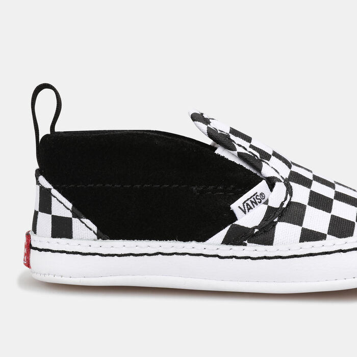 Vans Kids' Checker Slip-On V Crib Unisex Shoe (Baby & Toddler) Multi Vans Kids' Checker Slip-On V Crib Unisex Shoe (Baby & Toddler) Multi image number 4