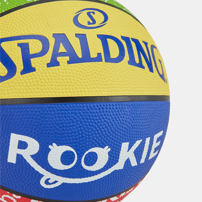 Spalding Rookie Series Rubber Basketball Multi Spalding Rookie Series Rubber Basketball Multi image number 2