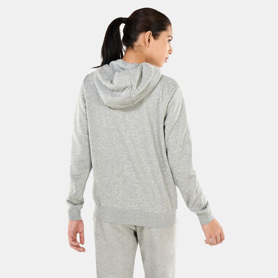 Nike Women's Sportswear Club Fleece Full-Zip Hoodie Grey