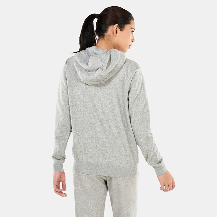 Nike Women's Sportswear Club Fleece Full-Zip Hoodie Grey image number 1