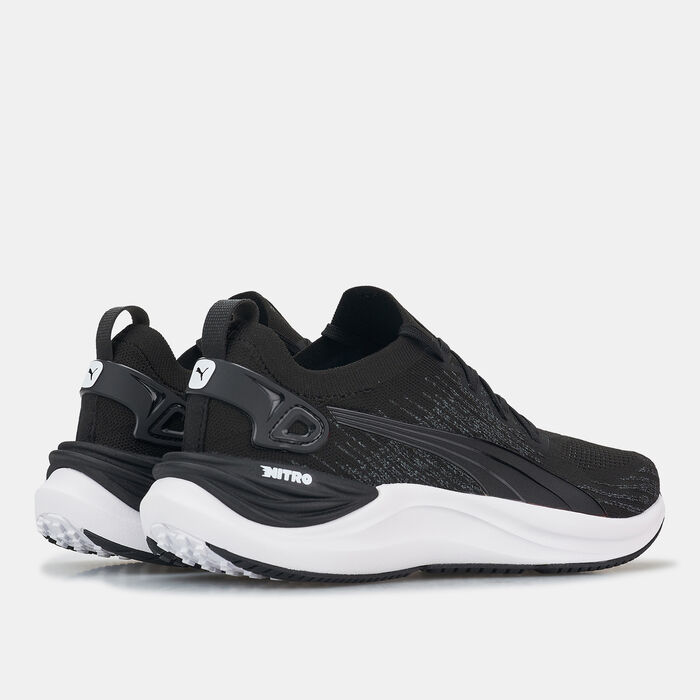 PUMA Women's Electrify NITRO 3 Knit Running Shoe Black image number 3