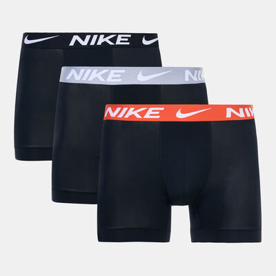 Nike Men's Dri-FIT Essential Micro Boxer Briefs (3 Pairs) Black Nike Men's Dri-FIT Essential Micro Boxer Briefs (3 Pairs) Black