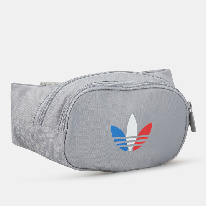 adidas Originals Men's Adicolor Tricolour Classic Hip Pack Grey adidas Originals Men's Adicolor Tricolour Classic Hip Pack Grey image number 2