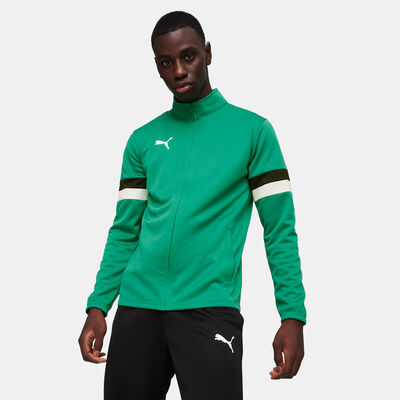 PUMA Men's teamRISE Football Tracksuit Green