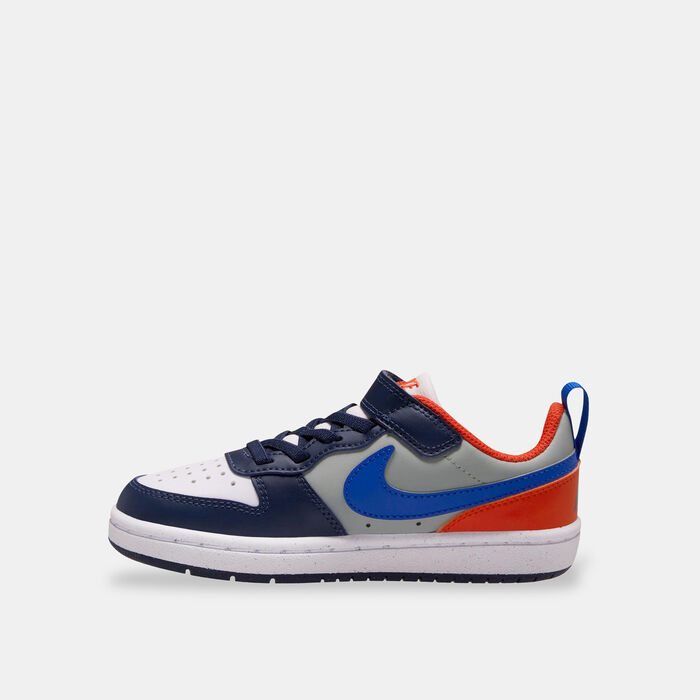 Nike Kids' Court Borough Low Recraft Shoes (Younger Kids) Blue Nike Kids' Court Borough Low Recraft Shoes (Younger Kids) Blue image number 1