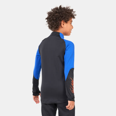 Jordan Kids’ Paris Saint-Germain Dri-FIT Strike Drill Away Football T-Shirt (Older Kids) Black