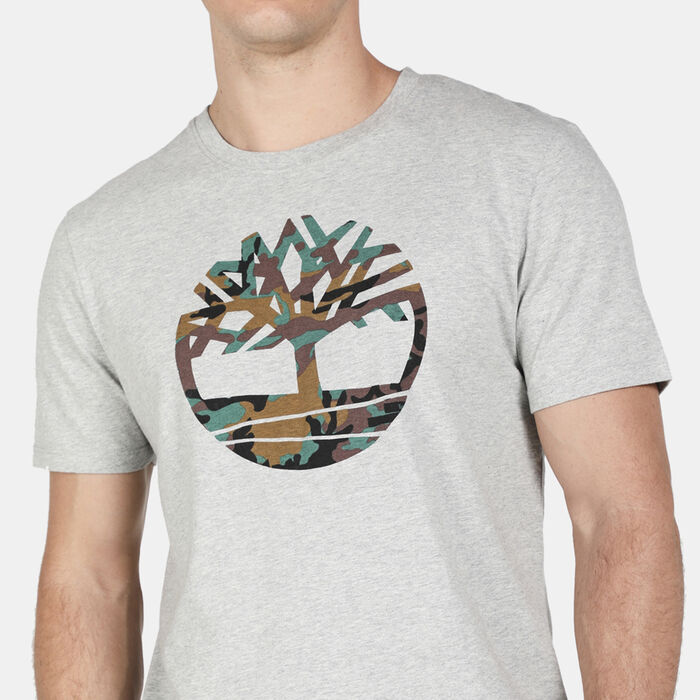 Timberland Men's Outdoor Heritage Camo Tree T-Shirt Grey image number 3