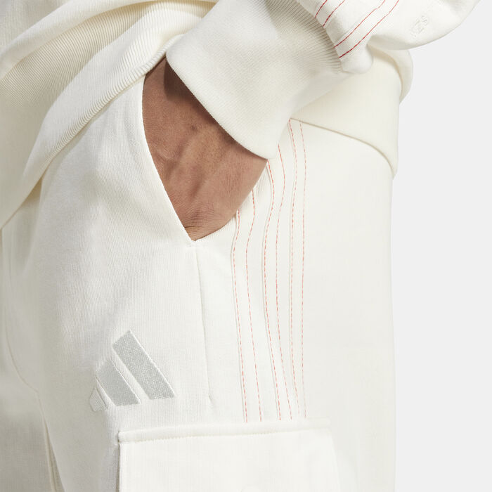 adidas Men's ALL SZN Graphic Seasonal Pants White adidas Men's ALL SZN Graphic Seasonal Pants White image number 3
