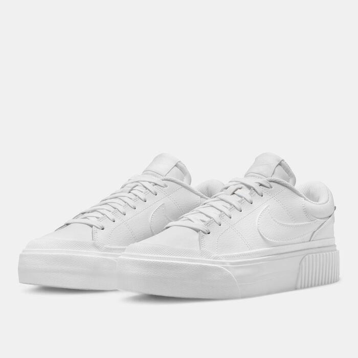 Nike Women's Court Legacy Lift Shoes White Nike Women's Court Legacy Lift Shoes White image number 1