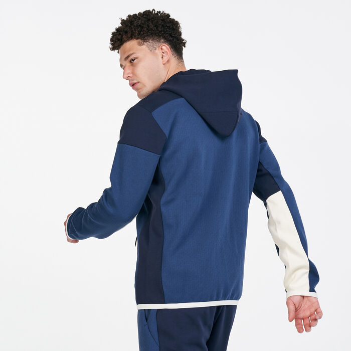 adidas Men's Z.N.E. Full-Zip Hoodie Blue adidas Men's Z.N.E. Full-Zip Hoodie Blue image number 1