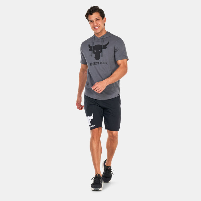 Under Armour Men's Project Rock Hoodie Grey Under Armour Men's Project Rock Hoodie Grey image number 2