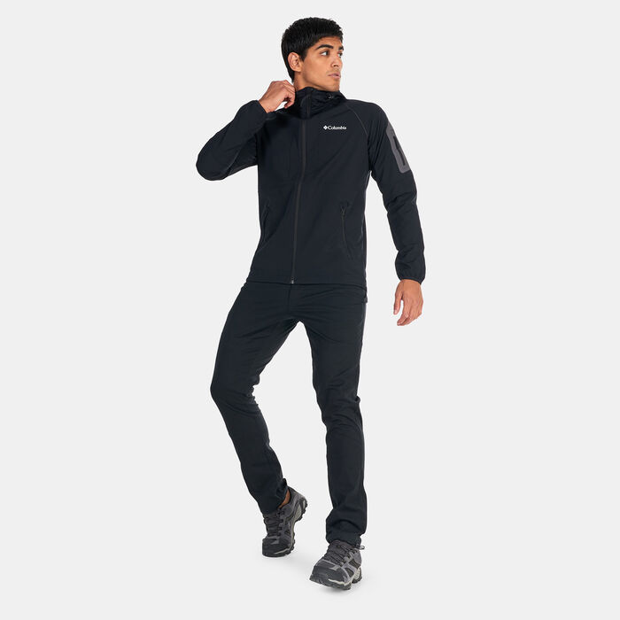 Columbia Men's Tall Heights™ Hooded Softshell Jacket Black Columbia Men's Tall Heights™ Hooded Softshell Jacket Black image number 2