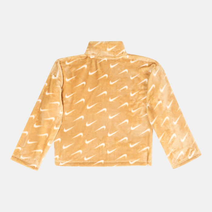 Nike Kids' Swoosh Essentials Full-Zip Jacket Brown Nike Kids' Swoosh Essentials Full-Zip Jacket Brown image number 1