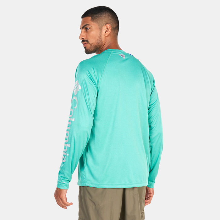 Columbia Men's PFG Terminal Tackle™ Heather Long Sleeve T-Shirt Columbia Men's PFG Terminal Tackle™ Heather Long Sleeve T-Shirt image number 1