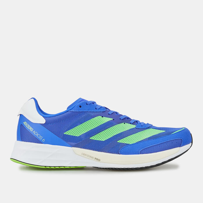 adidas Men's Adizero Adios 6 Shoe Blue image number 0