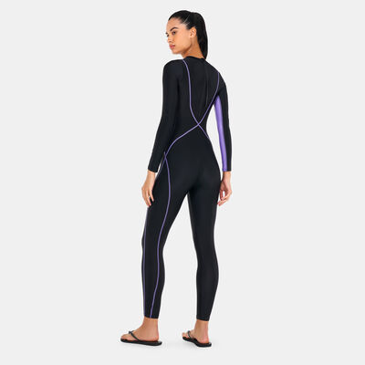 Speedo Women's Long Sleeves Swimming Legsuit Black Speedo Women's Long Sleeves Swimming Legsuit Black