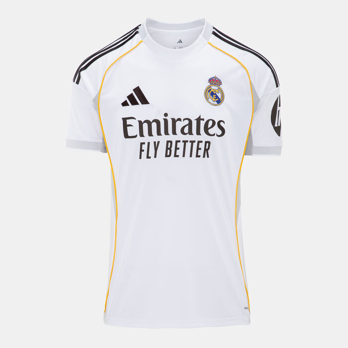 adidas Men's Real Madrid 25/26 Home Replica Football Jersey White image number 0
