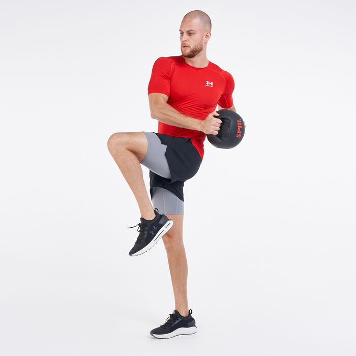 Under Armour Men's HeatGear® Armour T-Shirt Red Under Armour Men's HeatGear® Armour T-Shirt Red image number 2