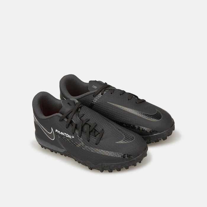 Nike Kids' Phantom GT2 Academy Turf Ground Football Shoe Black Nike Kids' Phantom GT2 Academy Turf Ground Football Shoe Black image number 1