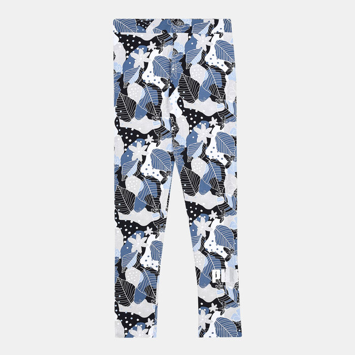PUMA Kids' Essentials+ Bloom Allover Print Leggings (Older Kids) Multi PUMA Kids' Essentials+ Bloom Allover Print Leggings (Older Kids) Multi image number 0