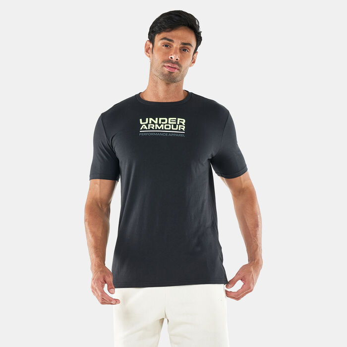 Under Armour Men's UA Multicolor Box Logo T-Shirt Black image number 0