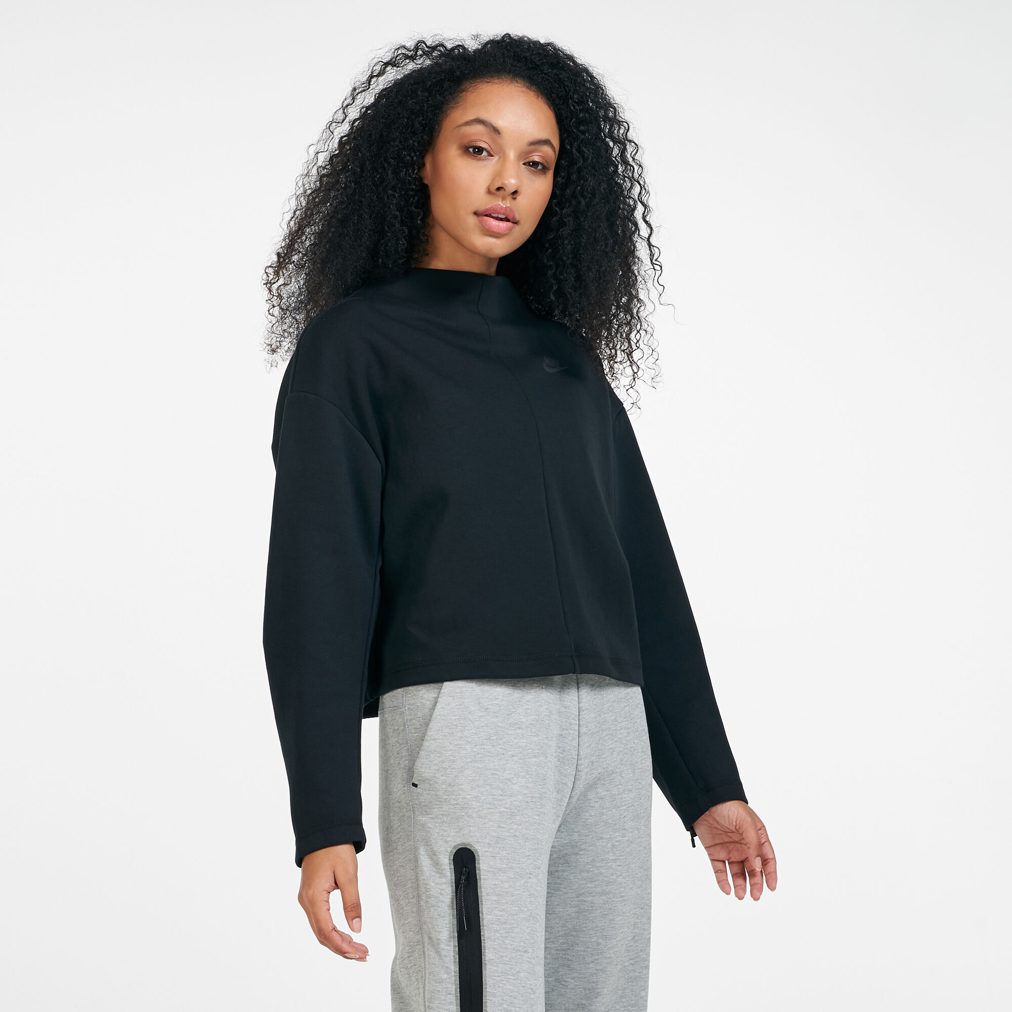 Women s Sportswear Sweatshirt Black Nike in Qatar SSS