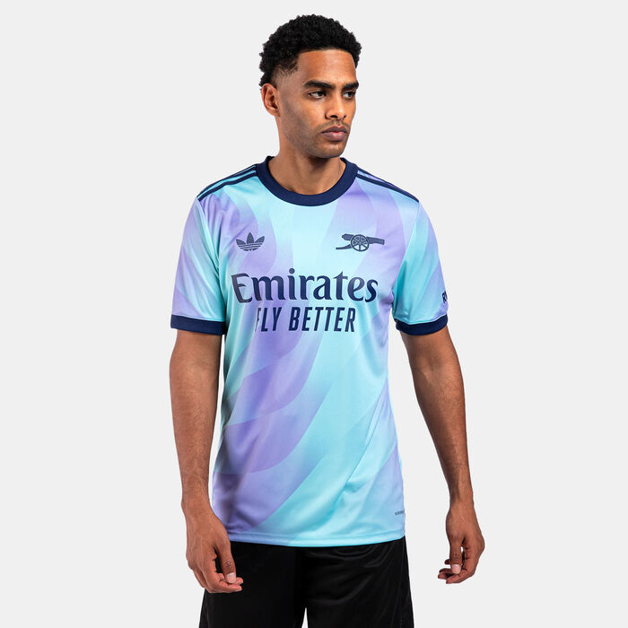 adidas Men's Arsenal 24/25 Third Replica Football Jersey Blue adidas Men's Arsenal 24/25 Third Replica Football Jersey Blue image number 0