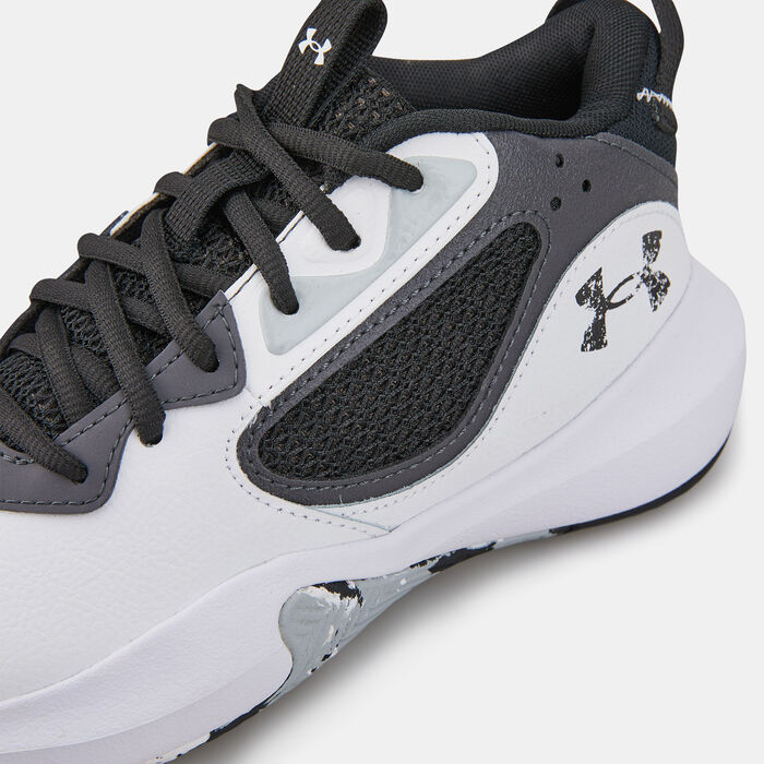 Under Armour Kids' UA Lockdown 6 Basketball Shoe (Older Kids) White Under Armour Kids' UA Lockdown 6 Basketball Shoe (Older Kids) White image number 4