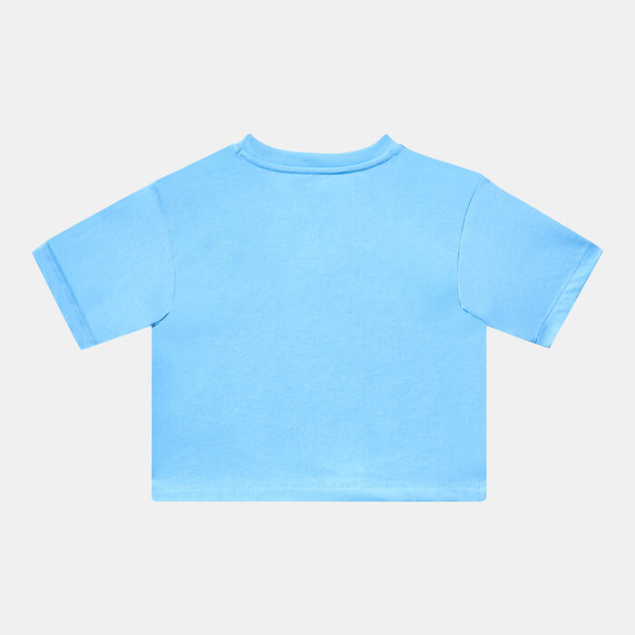 Nike Kids' Swoosh Logo T-Shirt (Baby and Toddler) Blue Nike Kids' Swoosh Logo T-Shirt (Baby and Toddler) Blue image number 1