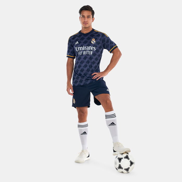 adidas Men's Real Madrid Away Jersey - 2023/24 Blue image number 2