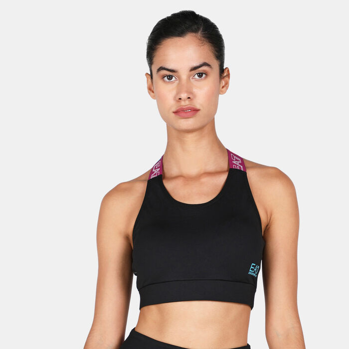 EA7 Emporio Armani Women's Sports Bra Black EA7 Emporio Armani Women's Sports Bra Black image number 0