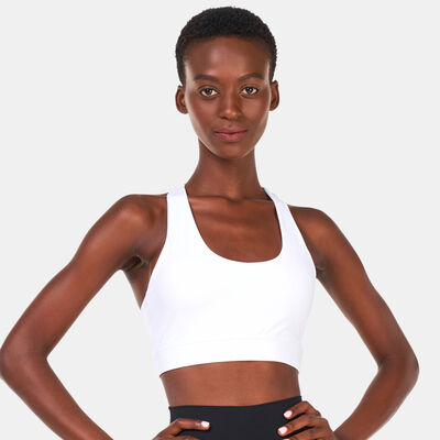 SQUATWOLF Women's Core Agile Sports Bra White