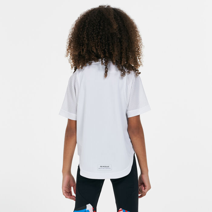 adidas Kids' XFG Primeblue AEROREADY T-Shirt White adidas Kids' XFG Primeblue AEROREADY T-Shirt White image number 1