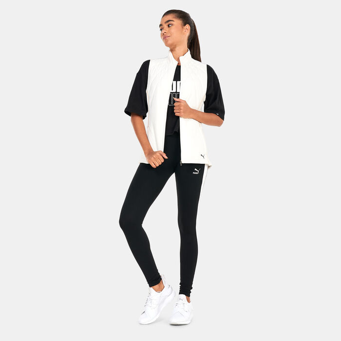 PUMA Women's CLOUDSPUN WRMLBL Running Vest Beige image number 2