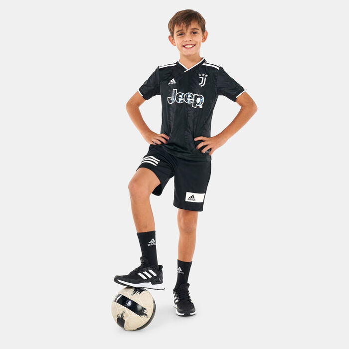adidas Kids' Juventus Away Jersey - 2022/23 Black adidas Kids' Juventus Away Jersey - 2022/23 Black image number 2