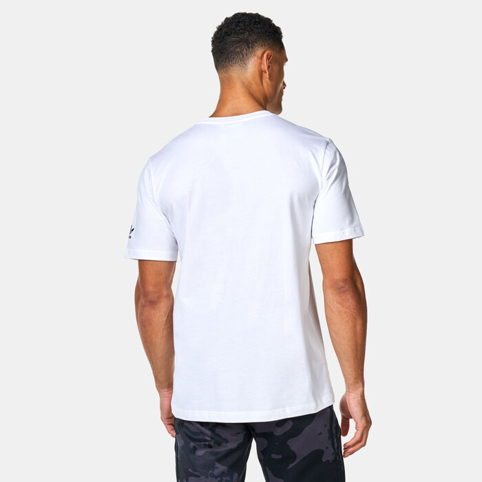 adidas Originals Men's Graphic T-Shirt White adidas Originals Men's Graphic T-Shirt White image number 1